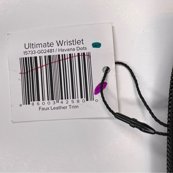 Vera Bradley Ultimate Wristlet Havana Dots Quilted Faux Leather Trim Clutch - Picture 11 of 11